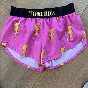 ChicknLegs Women's Pink Lightning Shorts